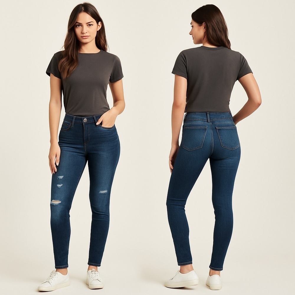 🔥 VIGOSS Mid-Rise Distressed Jagger Skinny Jeans - Size 28 🔥